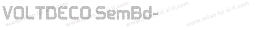 VOLTDECO SemBd字体转换